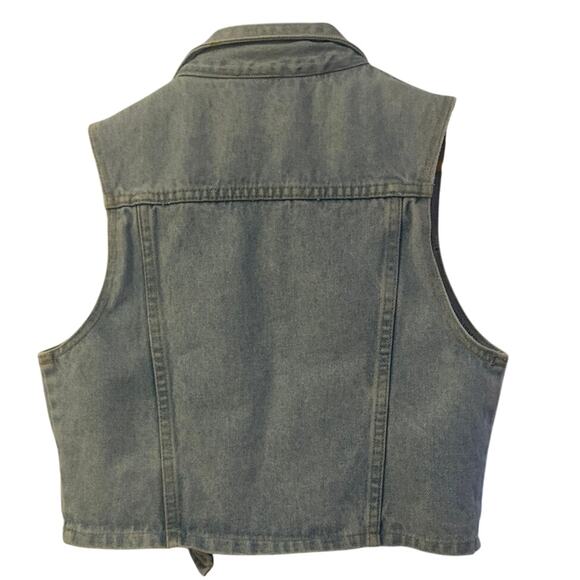 Vintage New Legends denim Jean vest SzM in excellent condition - Picture 2 of 8